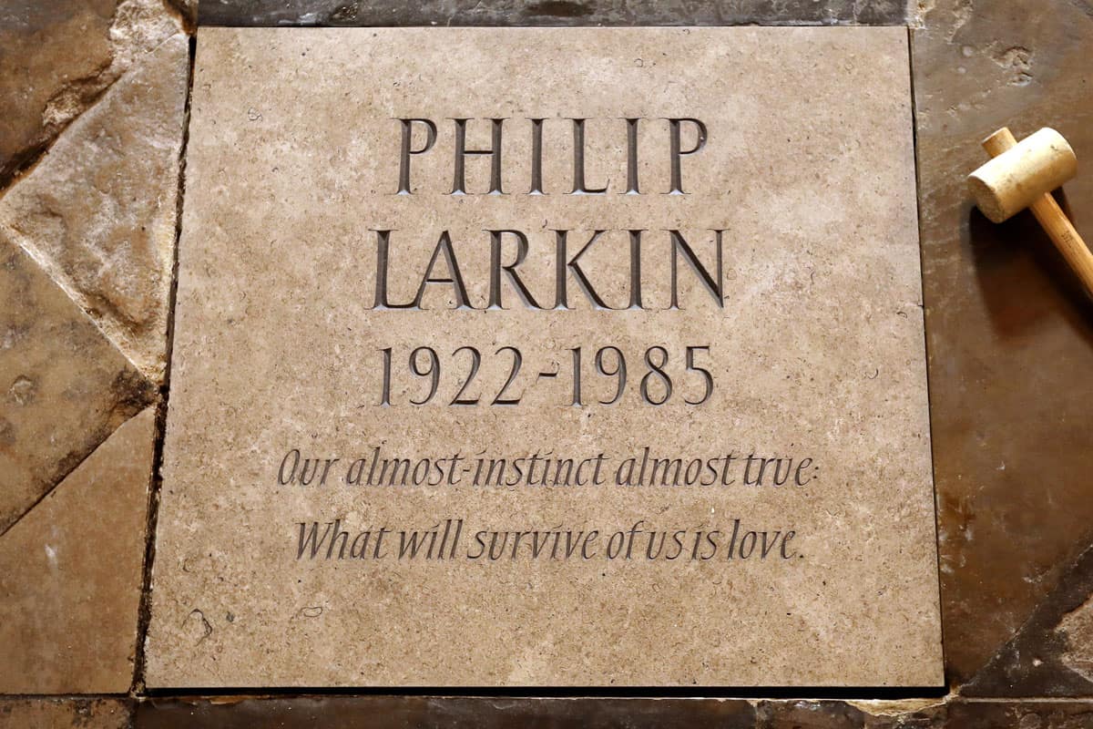 On Bringing Philip Larkin Back from the Dead THE DECADENT REVIEW